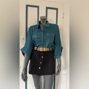 Andrée by Unit Silky Sexy Too - Teal - Size ML - Comfy - Cozy